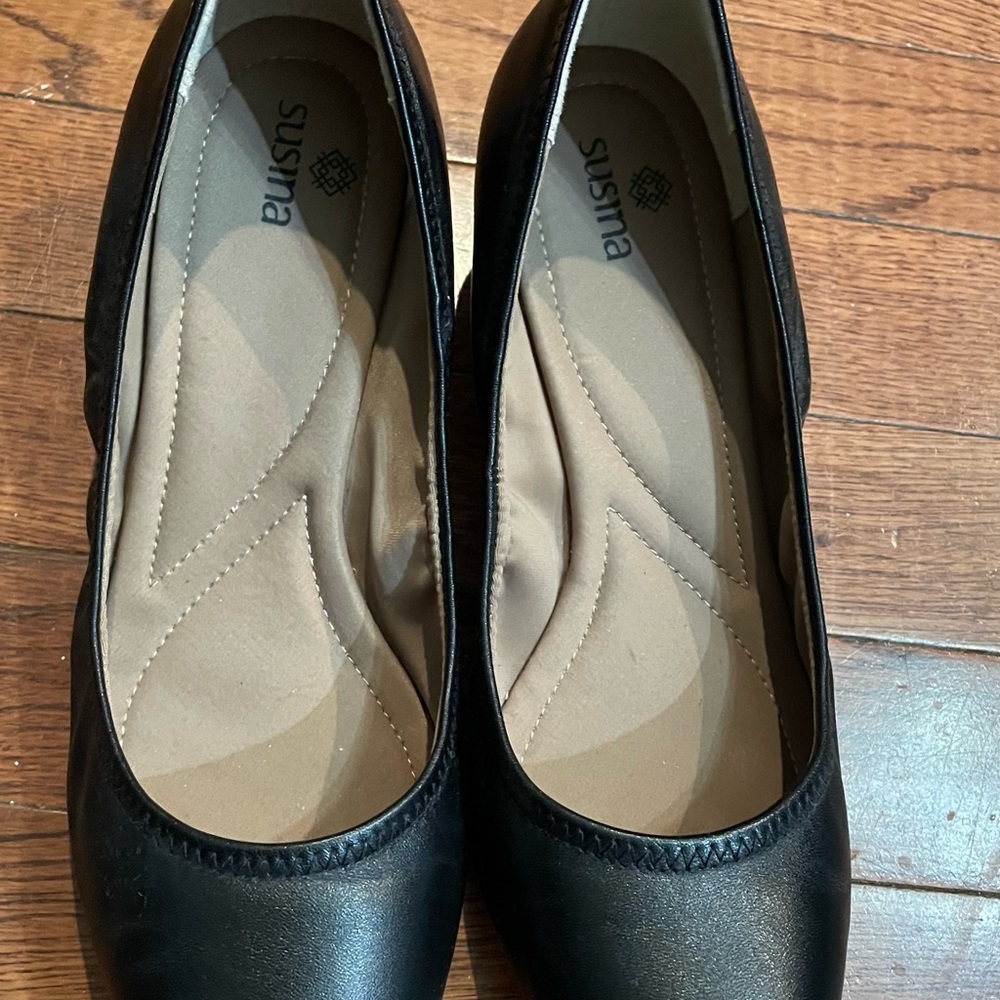 Black Wedge Shoes